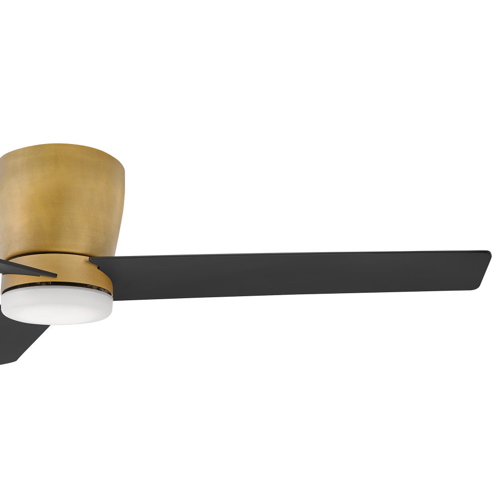 Plafonnier LED Ari Hinkley Lighting 910852FHB-LDA Ventilateur en laiton Heritage