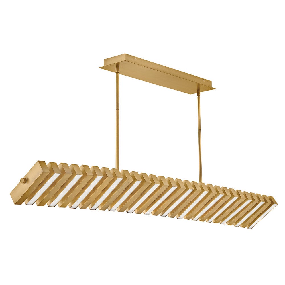Fredrick Ramond FR42456LCB Stitch LED Linéaire Suspendu FR42456 en laiton laqué