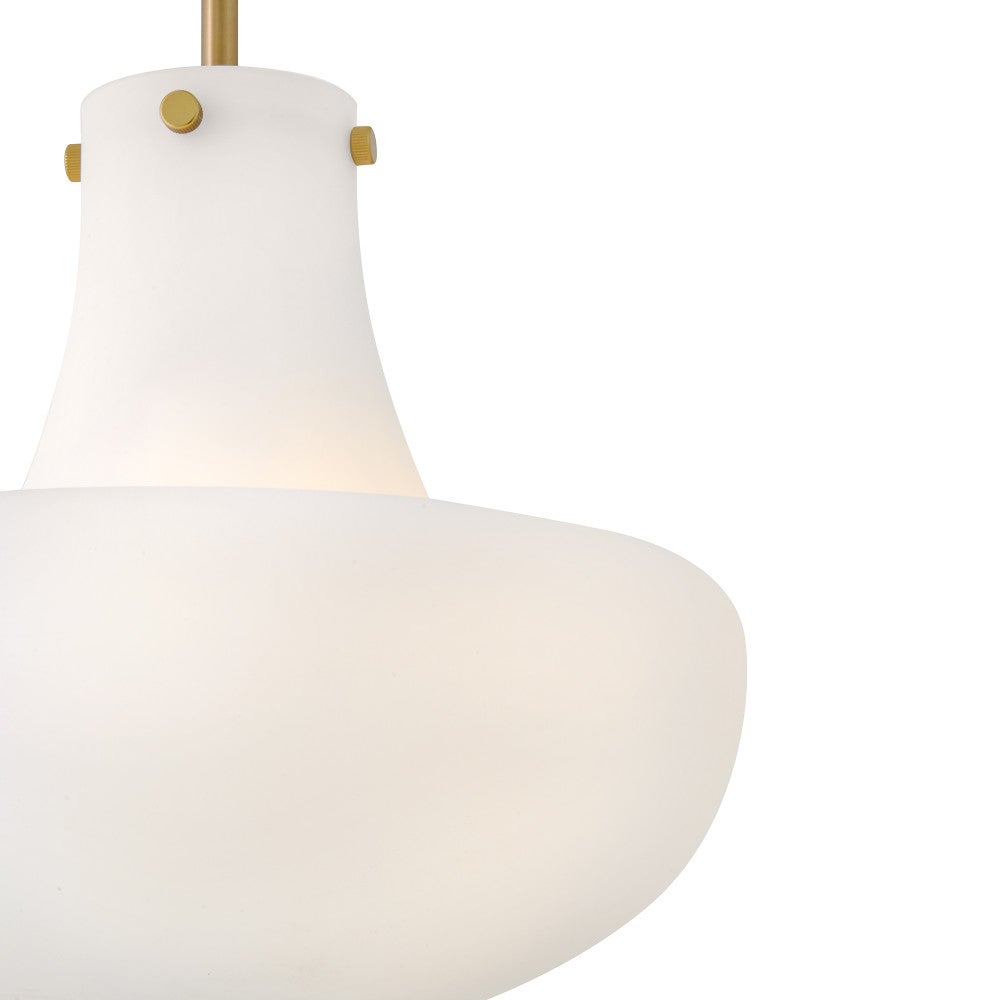 Alouette 84497LCB Molly Suspension en laiton laqué
