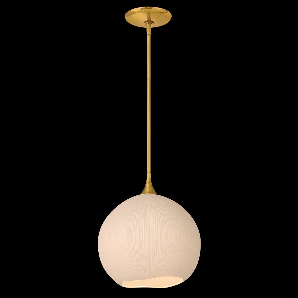 Fredrick Ramond FR47307UB Porcelaine d'Antibes Suspension en laiton non verni