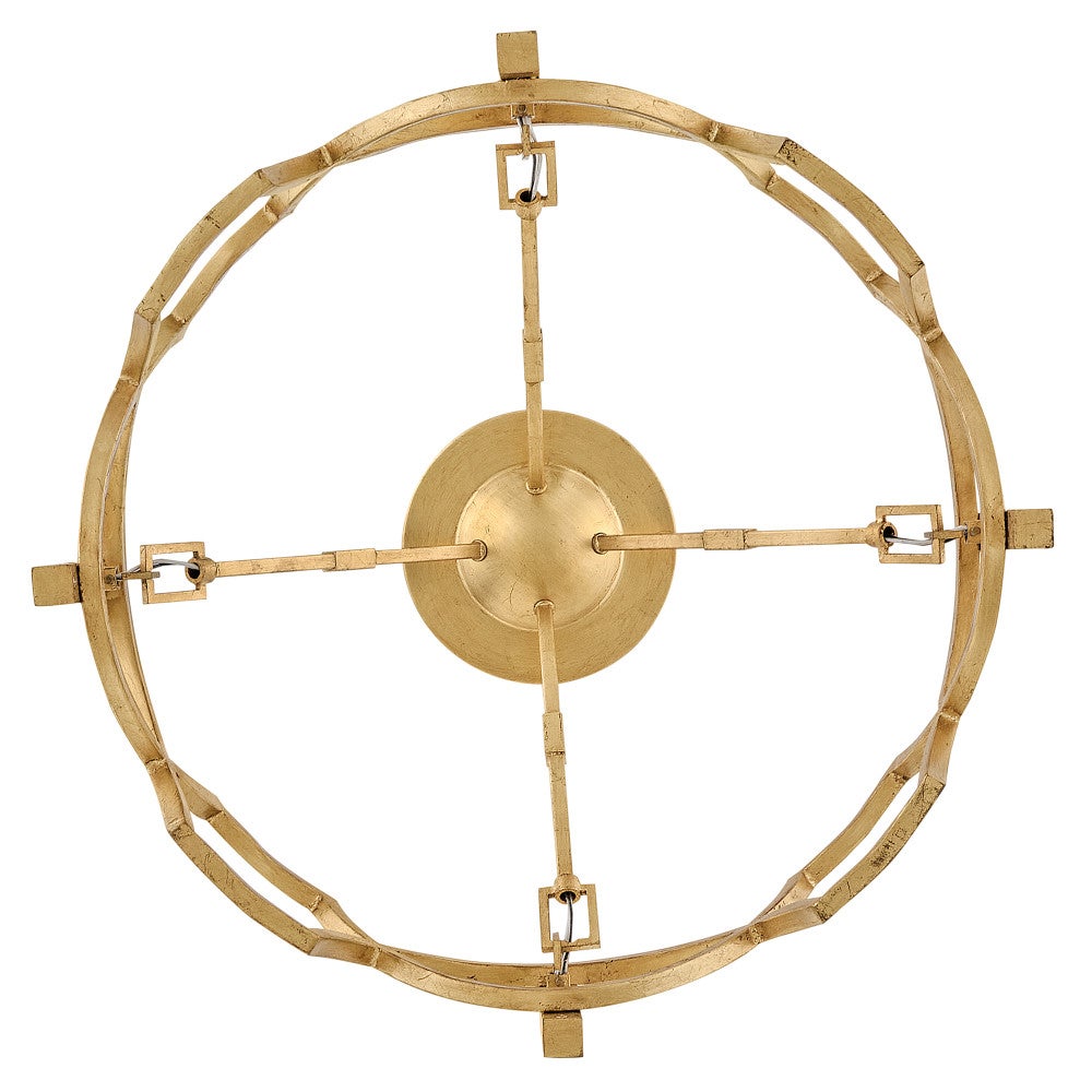 Hinkley Lighting 45783DA Leona Semi-Flush Mount in Distressed Brass