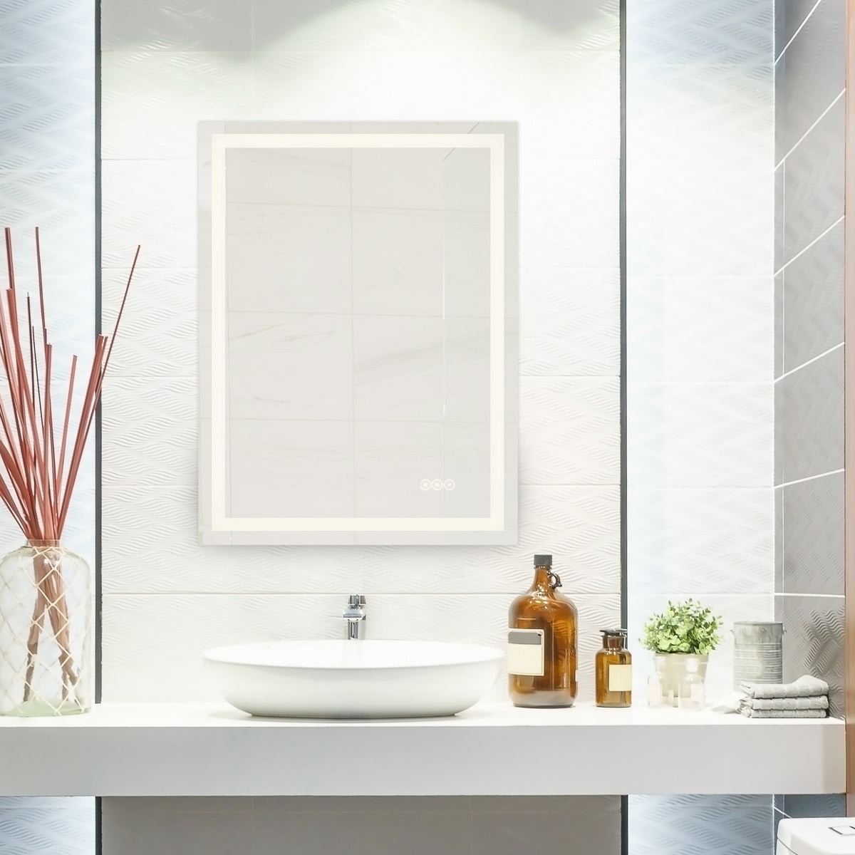 Savoy House 2-1224-24X32 Beckett Frontlit and Backlit LED Mirror