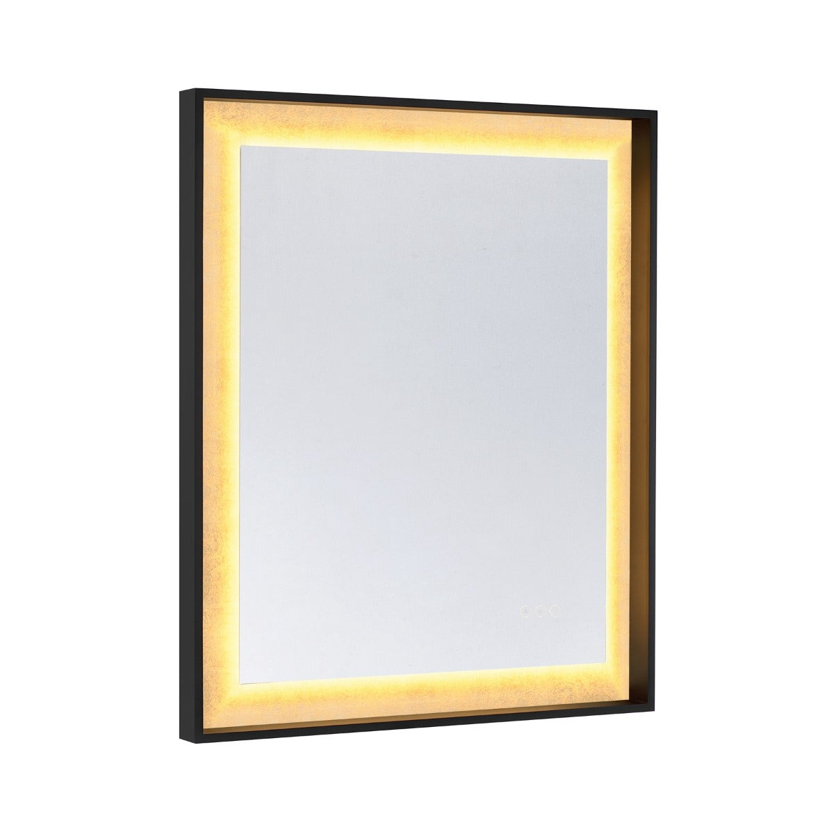 Savoy House 2-1242-30X36 Corvalis LED Mirror in Sand Black and Gold Leaf