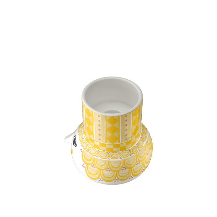 Bjørn Wiinblad 53114 Olga Candle Holder in Yellow