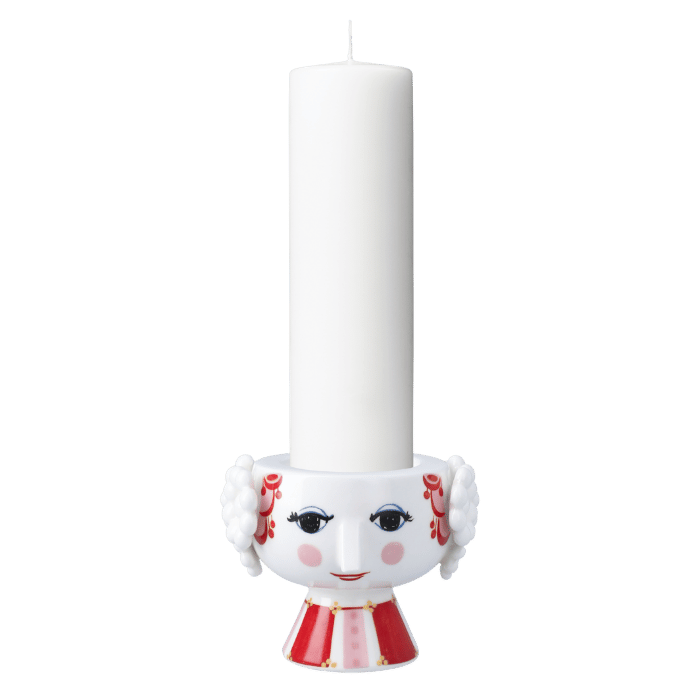 Bjørn Wiinblad 56595 Bougeoir de Noël Eva en rouge