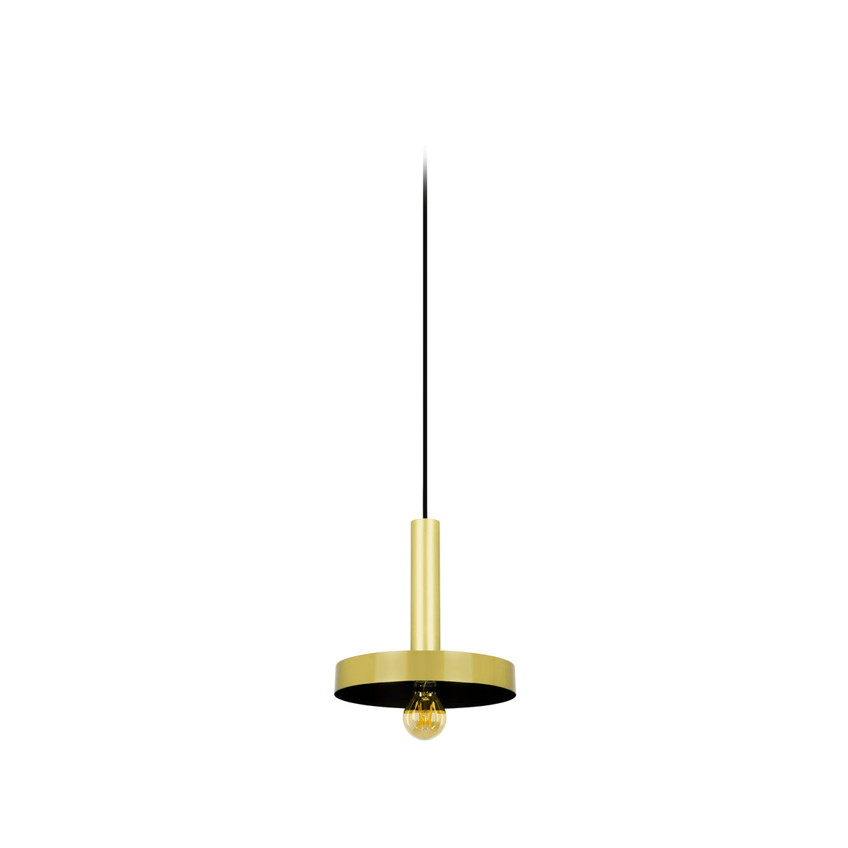Faro Barcelona 20161-US Whizz Pendant in Satin Gold/Black
