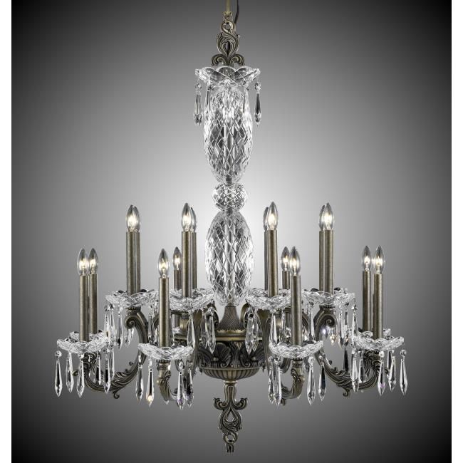 American Brass & Crystal CH9007C-4-08G-PI Blairsden Suspendu en argent