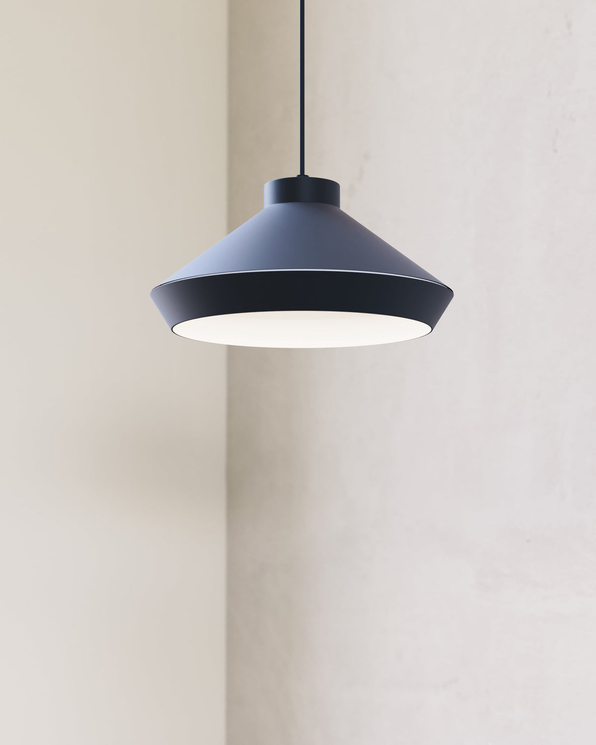 Lampe Sonneman 2752.25-G Koma One Suspension en noir satiné