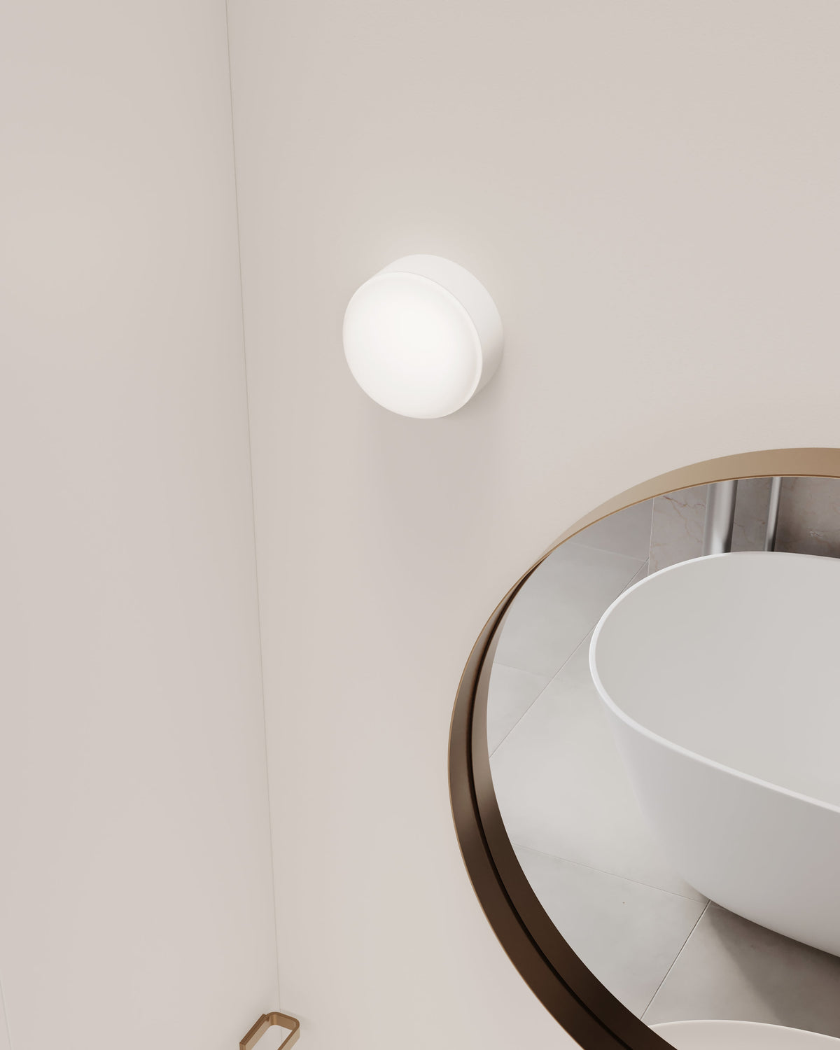 Sonneman 7309.XX.DL.98-WL REALS LED Montage en surface blanc texturé