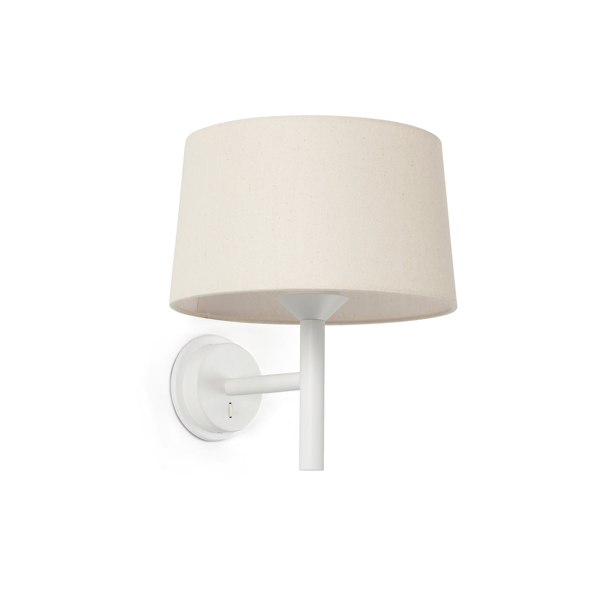 Faro Barcelona 20222-150-US Windsor Wall Sconce in White/Linen