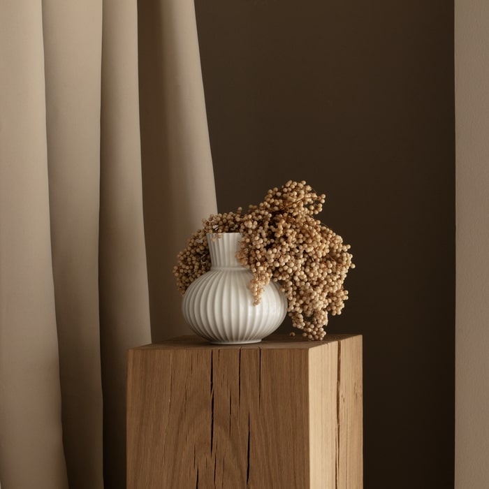 Lyngby Porcelæn 201556 Tura Vase in White