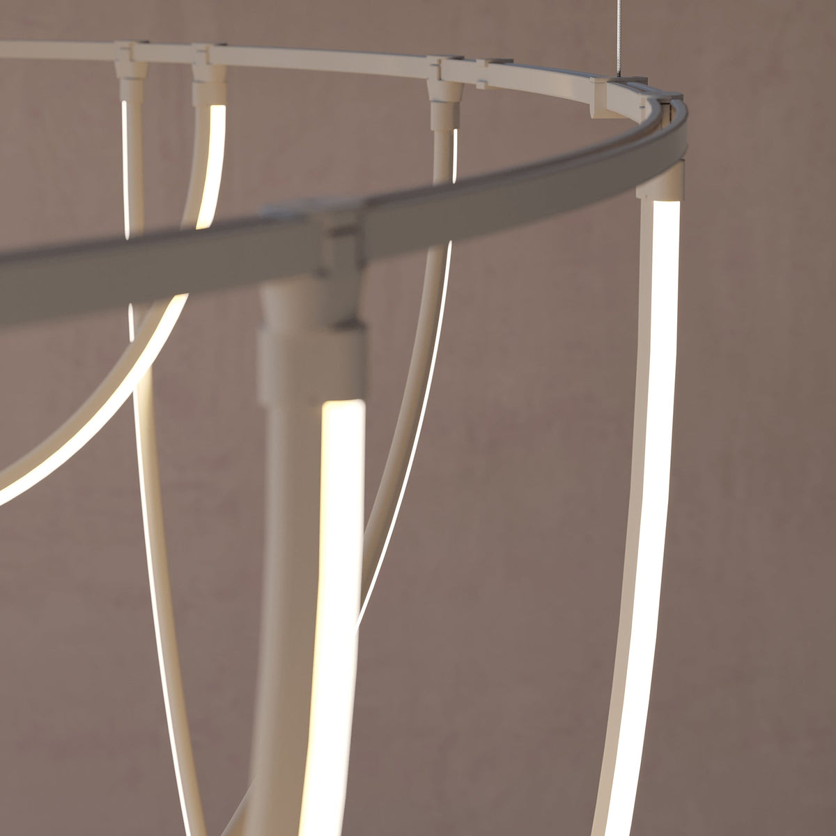 Anneau de bretelles Sonneman SLS4243-W Suspendu en blanc satiné