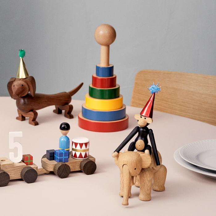 Kay Bojesen 39265 Stacking Pyramid Tower in Multi
