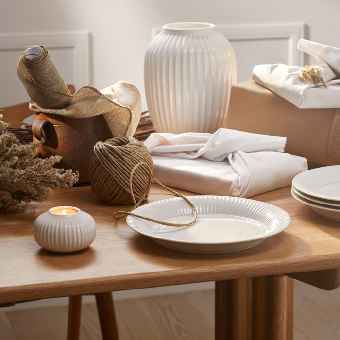 Kähler 692363 Vase Hammershøi en blanc