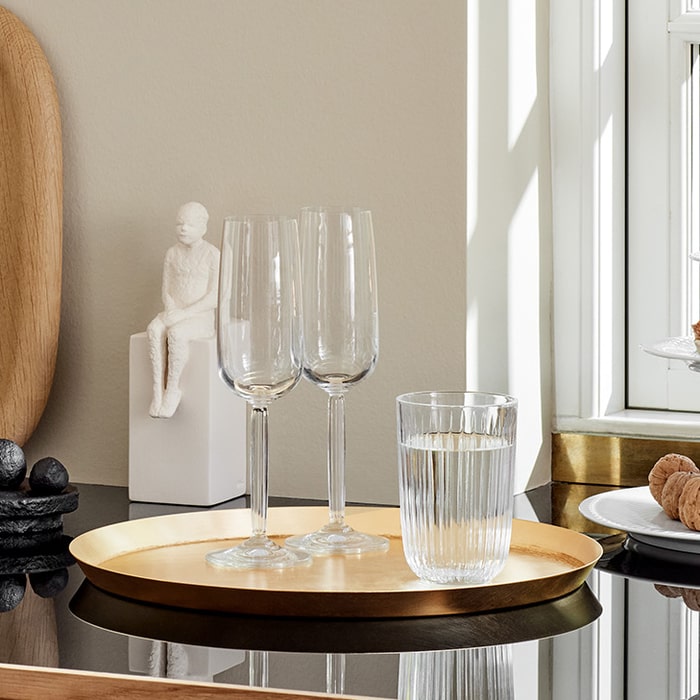 Kähler 693081 Hammershøi Tumbler in Clear