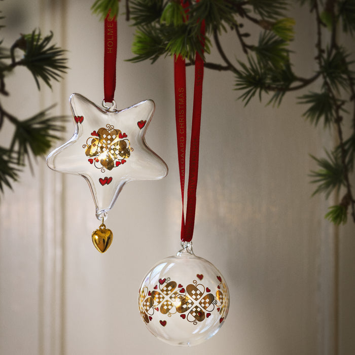 Holmegaard 4800598 Ann-Sofi Romme Étoile de Noël annuelle 2026 Transparent