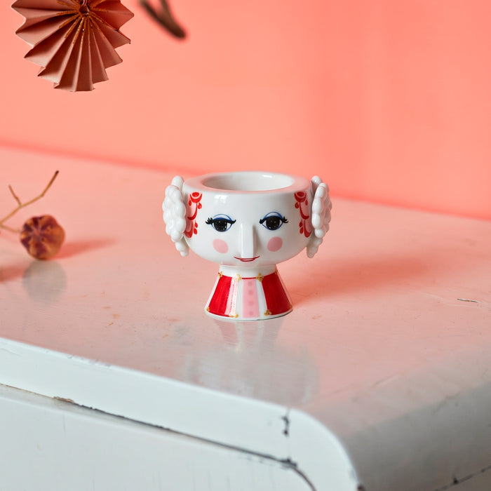 Bjørn Wiinblad 56595 Bougeoir de Noël Eva en rouge