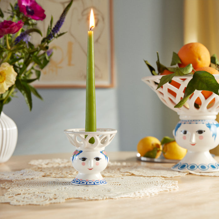 Bjørn Wiinblad 56596 Dora Candle Holder in Blue
