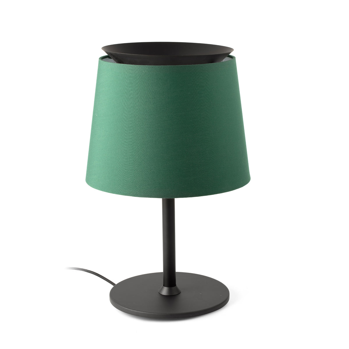Faro Barcelona 20305-84-US Savoy Table Lamp in Black/Green