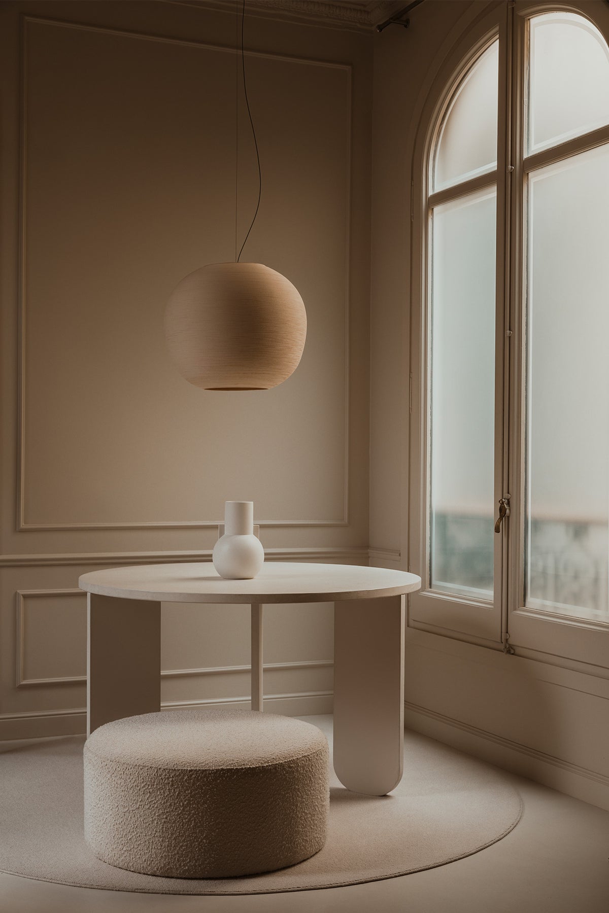 Faro Barcelona 20401-US Tierra Pendant in Beige