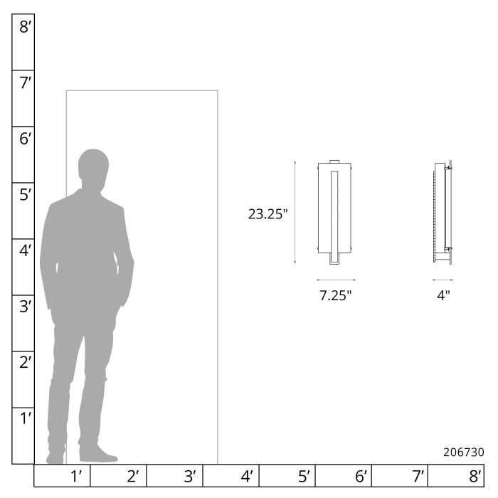 Hubbardton Forge 206730 Forged Vertical Bar Large Sconce