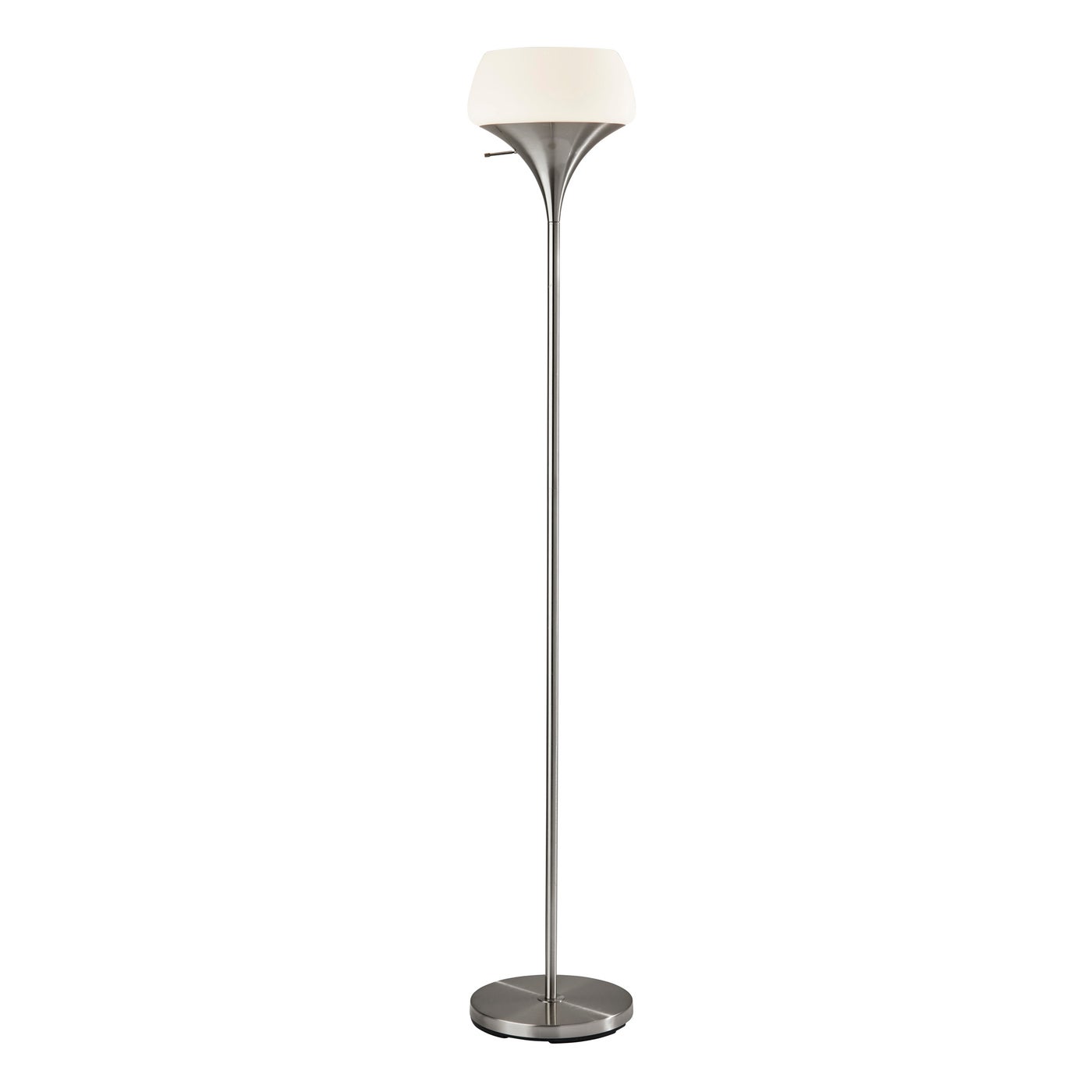Adesso Home - 2144-22 - Torchiere - Eliza - Brushed Steel