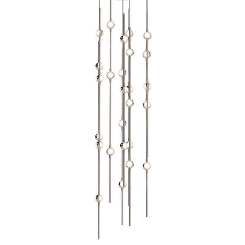 Sonneman 2162.13CS Constellation 12" LED courte Suspension en nickel satiné