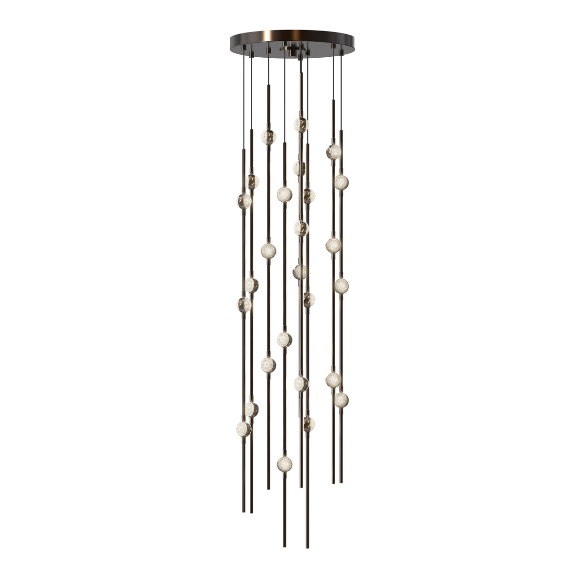 Sonneman 2162.33CS-27 Constellation 12" LED courte Suspension en noir espresso