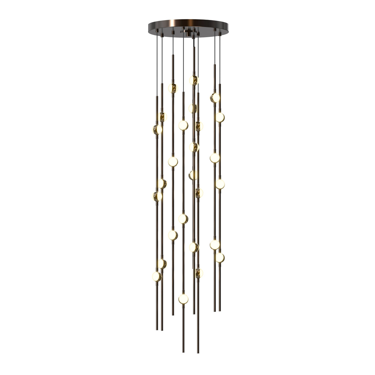 Sonneman 2162.33WS-27 Constellation 12" LED courte Suspension en noir espresso