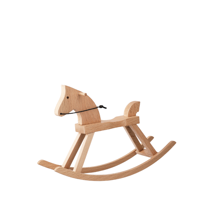Kay Bojesen 39227 Rocking Horse Wooden Figurine in Beech