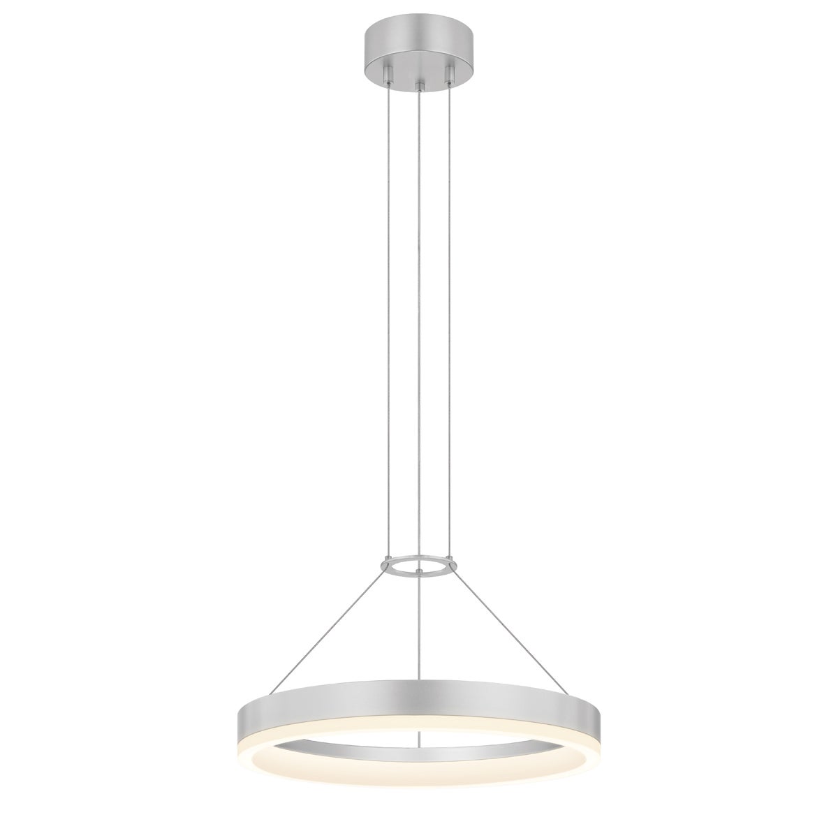 Sonneman 2313.16-J20 LED Corona Suspension en aluminium satiné brillant