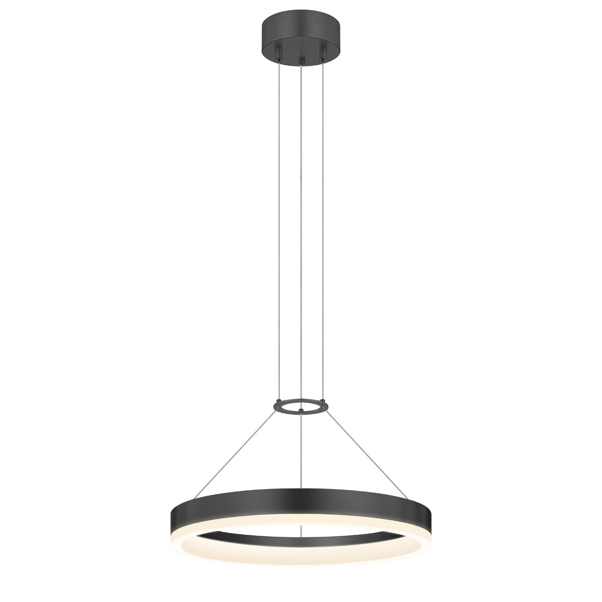 Sonneman 2313.25-J20 LED Corona Suspension en noir satiné