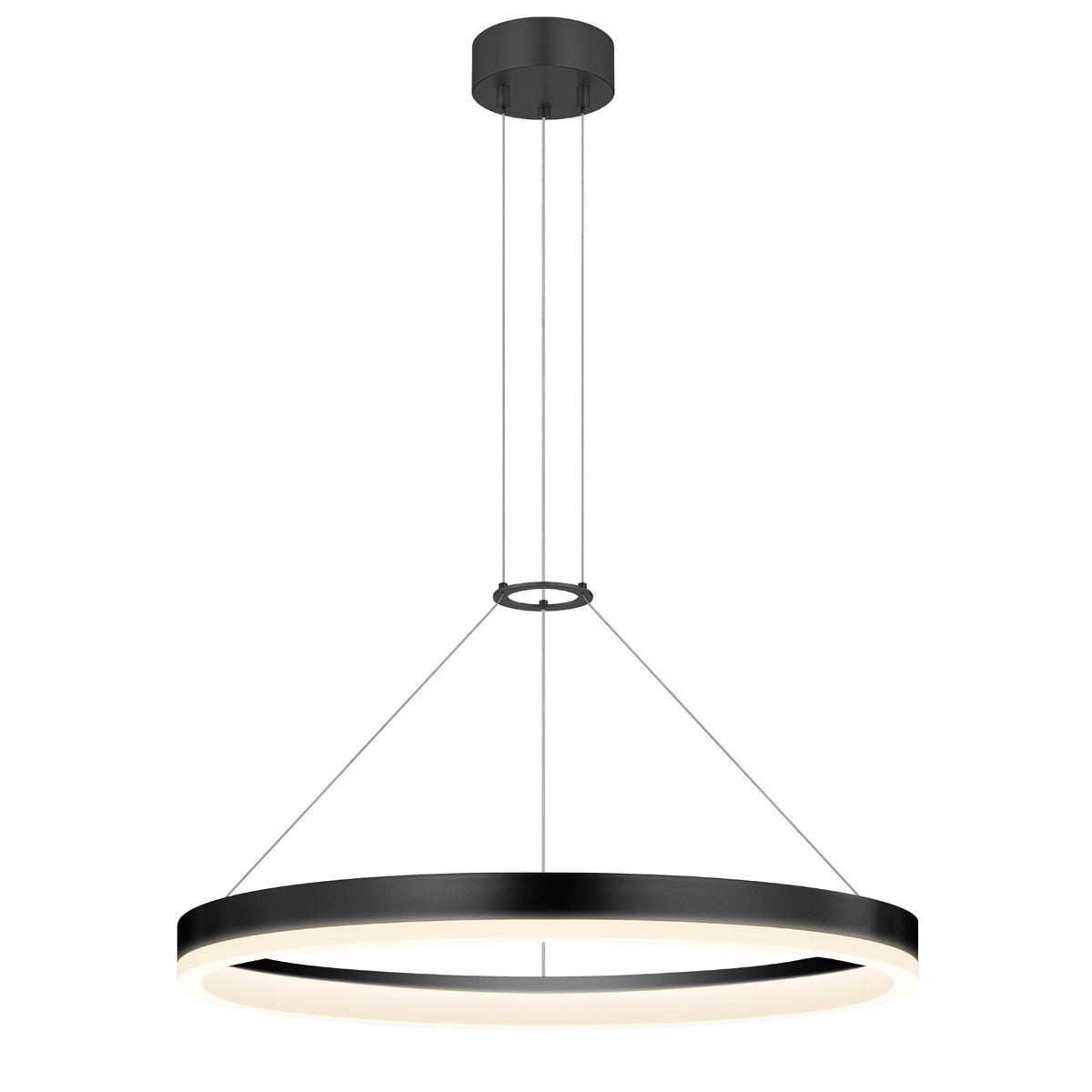 Sonneman 2315.25-J20 LED Corona Suspension en noir satiné