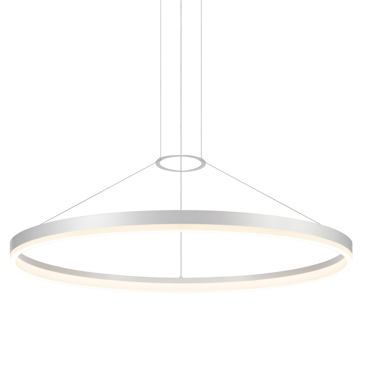 Sonneman 2318.16-J20 LED Corona Suspension en aluminium satiné brillant