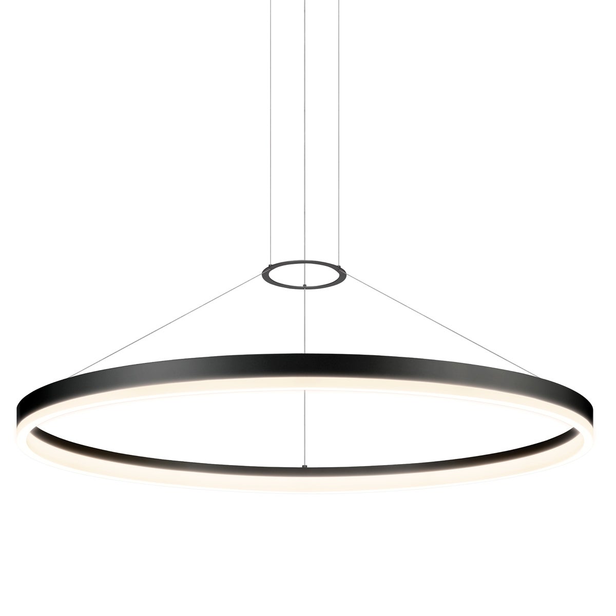 Sonneman 2318.25-J20 LED Corona Suspension en noir satiné