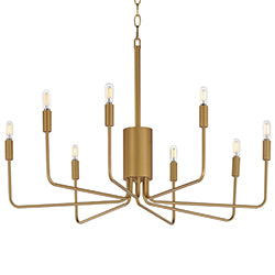 Maxim Lighting 24868NAB Abner Chandelier in Natural Aged Brass