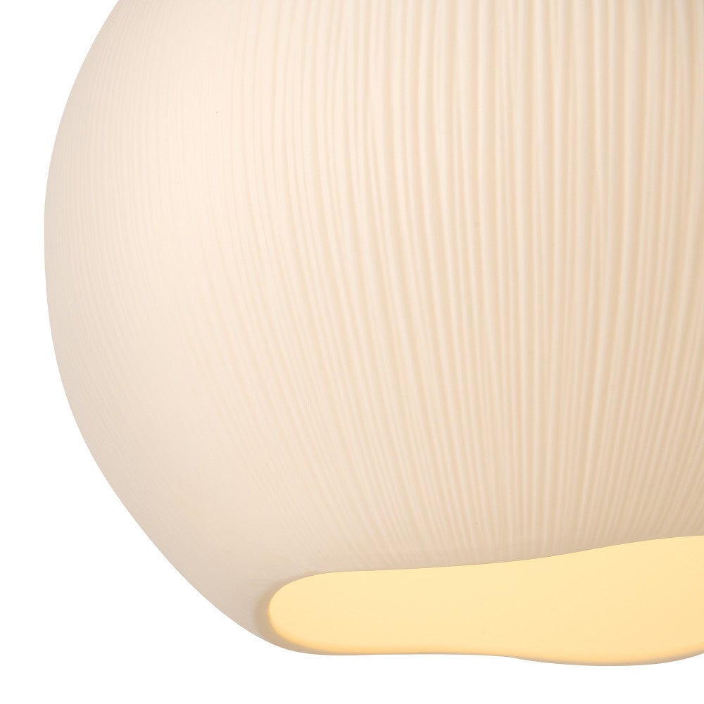 Fredrick Ramond FR47307UB Porcelaine d'Antibes Suspension en laiton non verni
