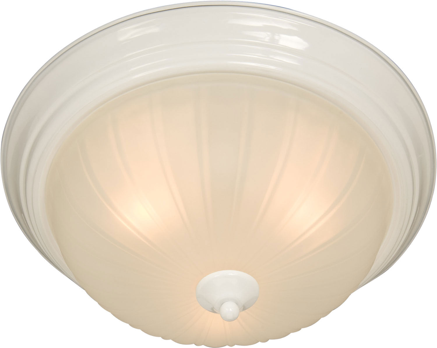 Maxim Lighting 5831FTWT Essentials Flush Mount (2) in White