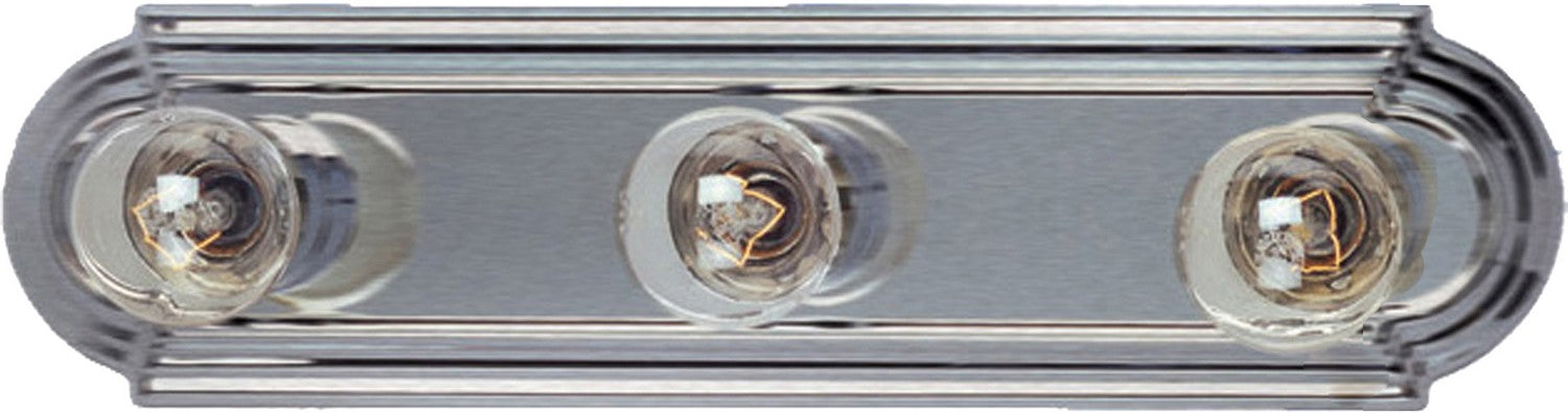 Maxim Lighting 7123SN Essentials Bath Vanity (3) in Satin Nickel
