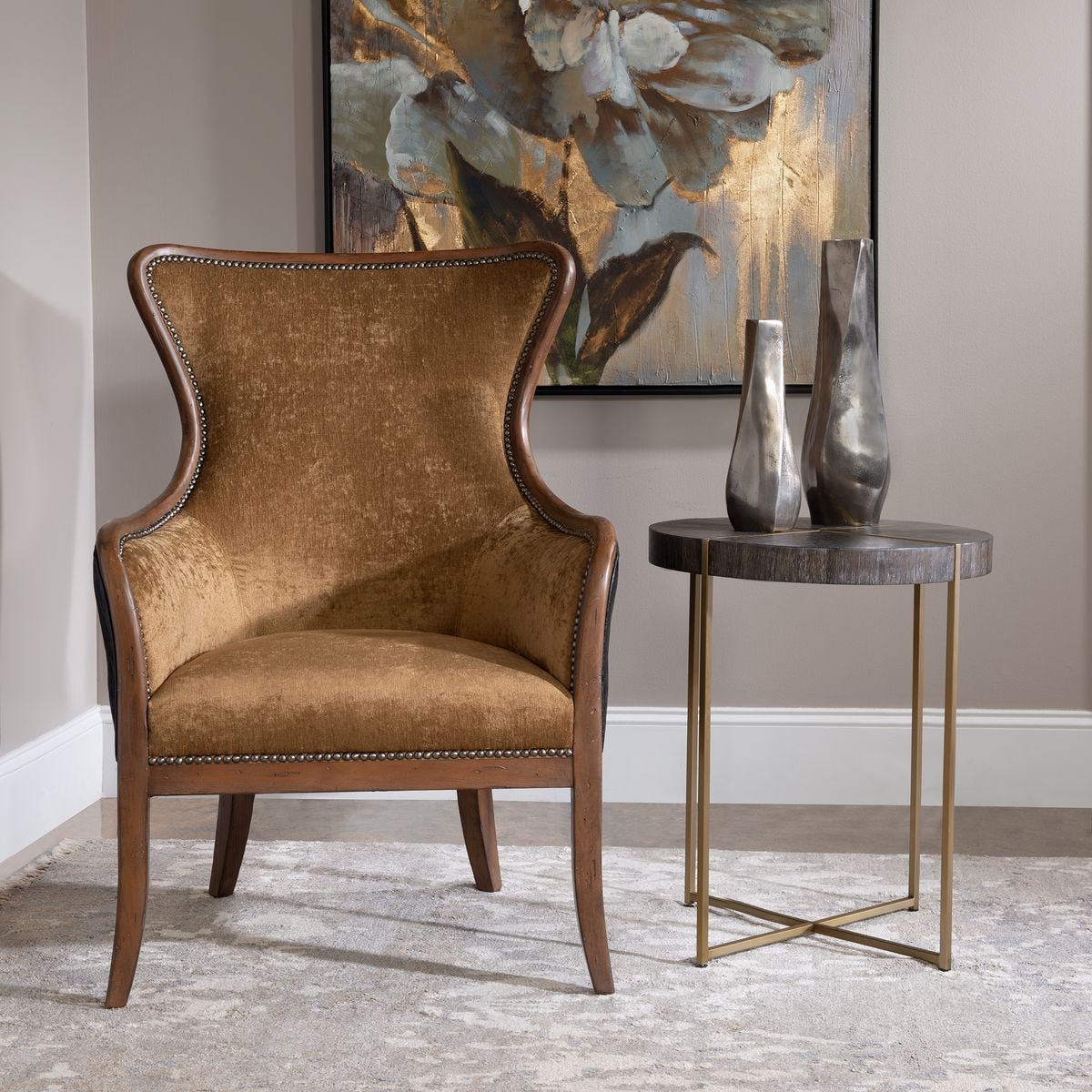 The Uttermost 25371 Taja end table