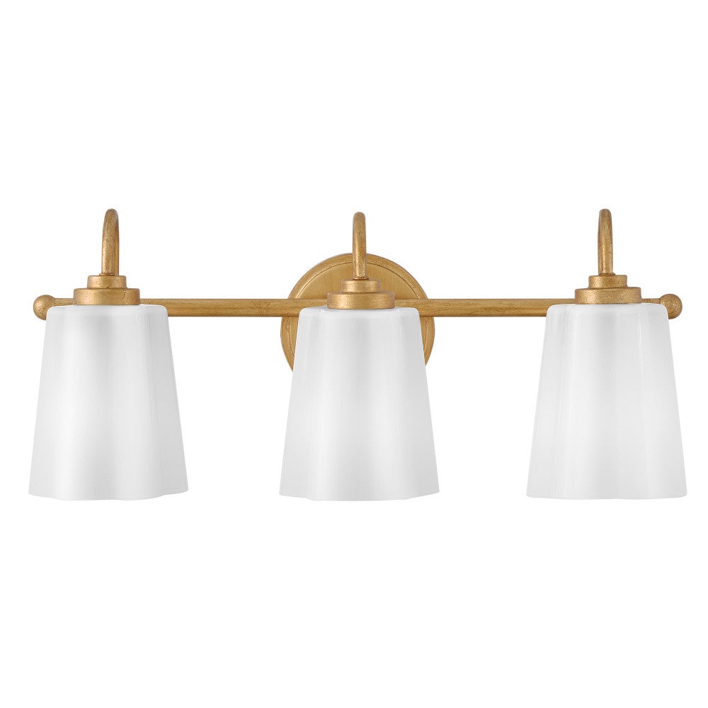Lark 85413DA Honey Vanity in Distressed Brass