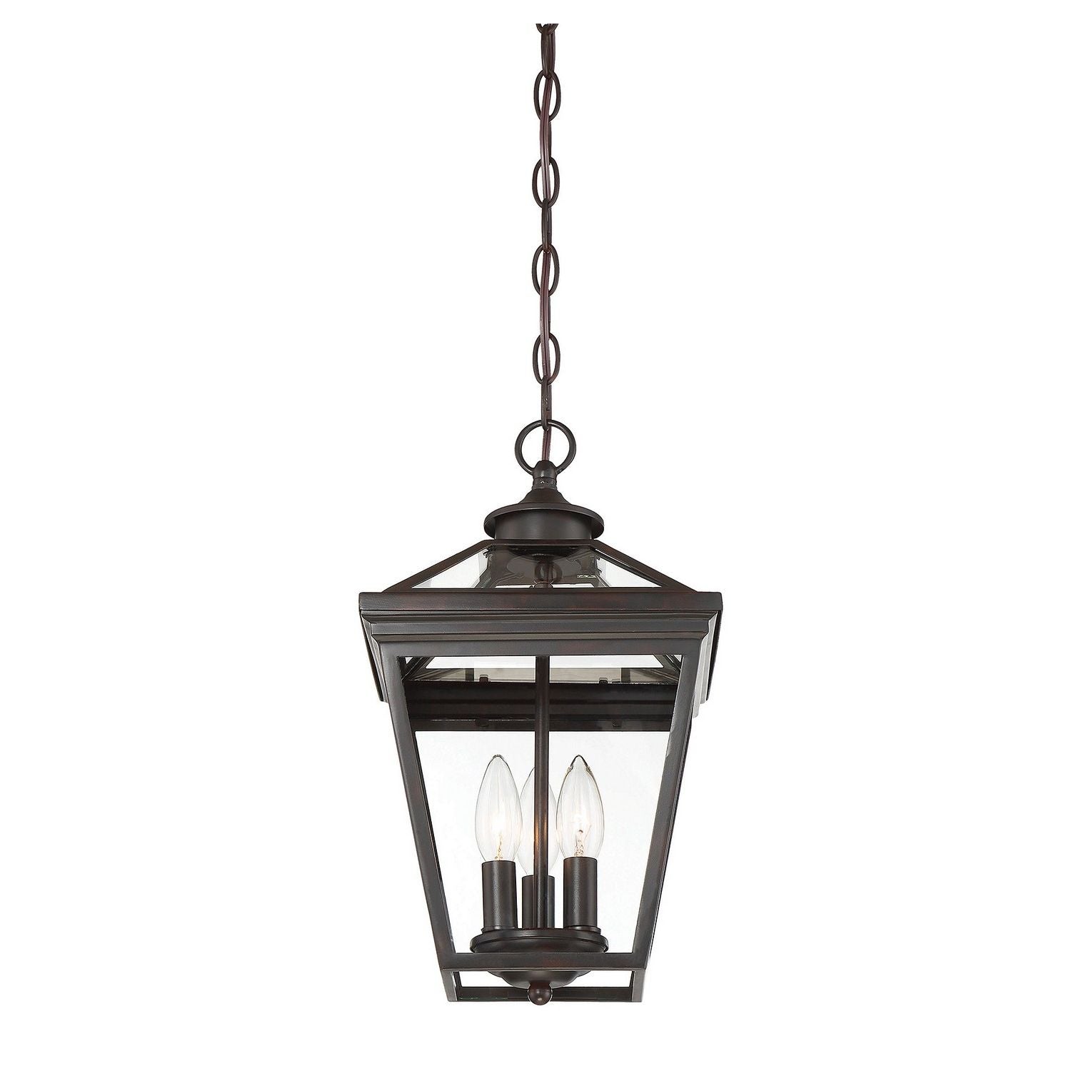 Savoy House - 5-146-13 - Three Light Hanging Lantern - Ellijay - English Bronze