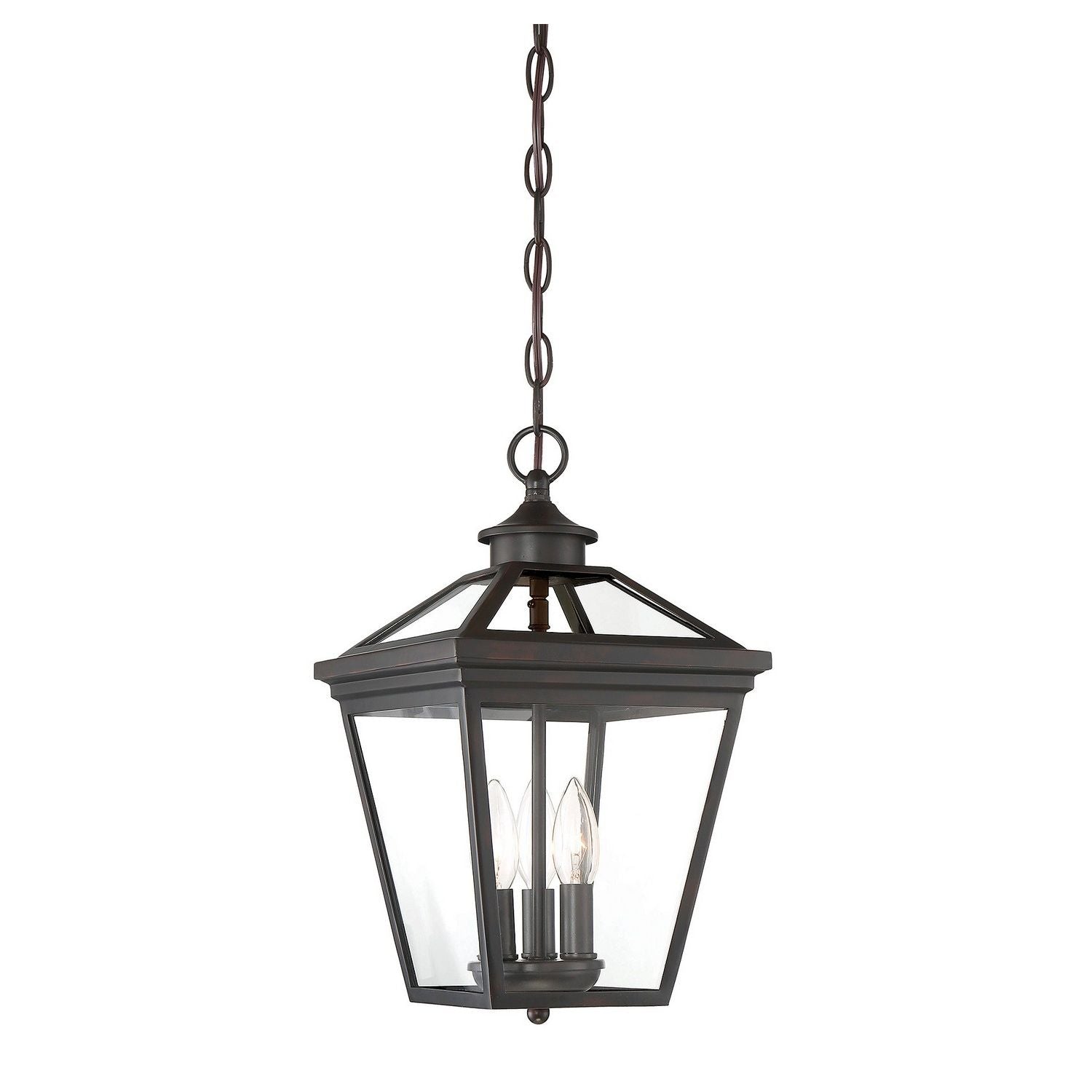 Savoy House - 5-146-13 - Three Light Hanging Lantern - Ellijay - English Bronze
