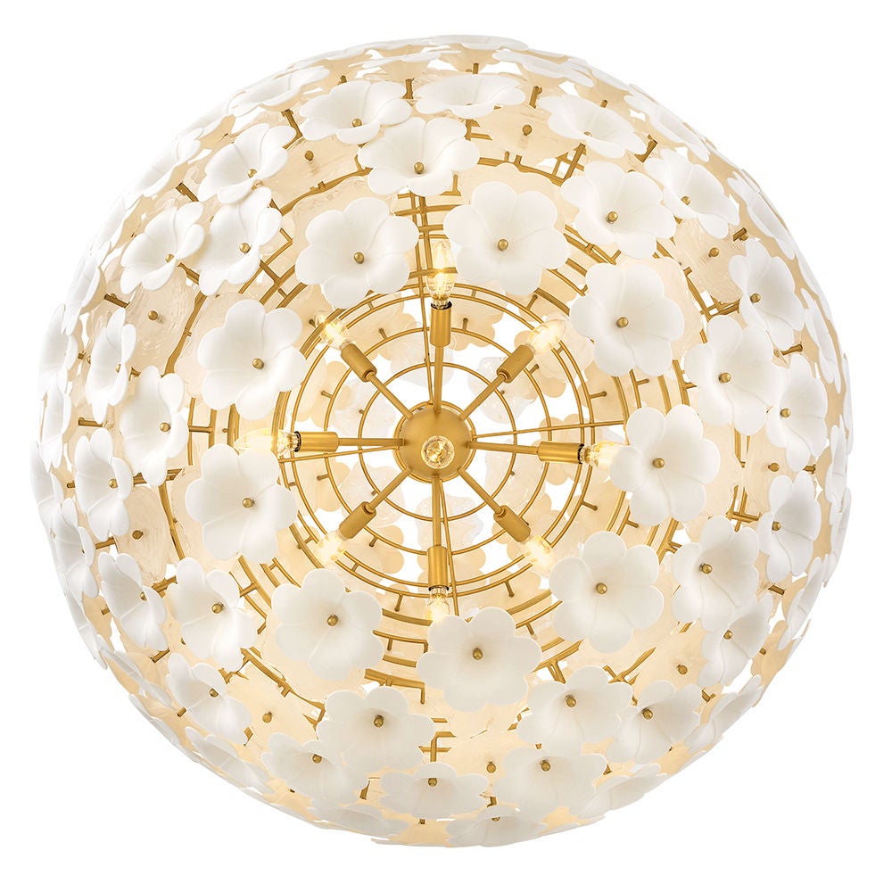 Fredrick Ramond FR41967DG Marianne Globe Pendant in Deluxe Gold