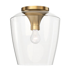 Maxim Lighting 26139CLNAB Flush Mount in Natural Aged Brass