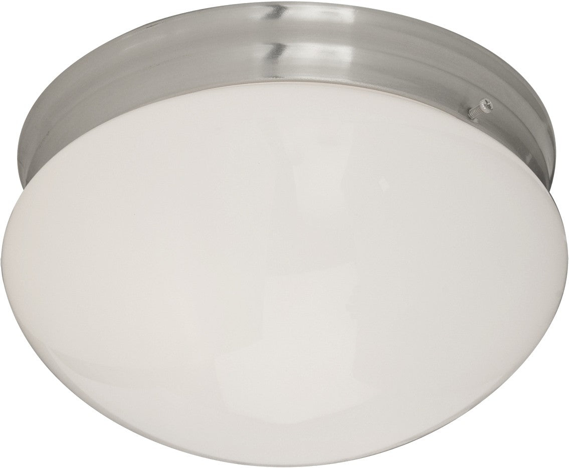 Maxim Lighting 5881WTSN Essentials Flush Mount (3) in Satin Nickel