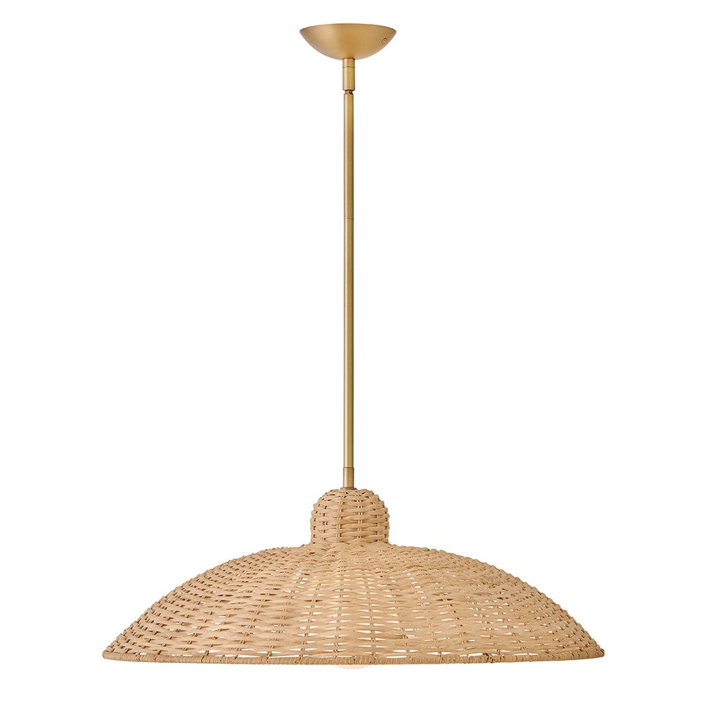 Lark 84337LCB Pismo Pendant in Lacquered Brass