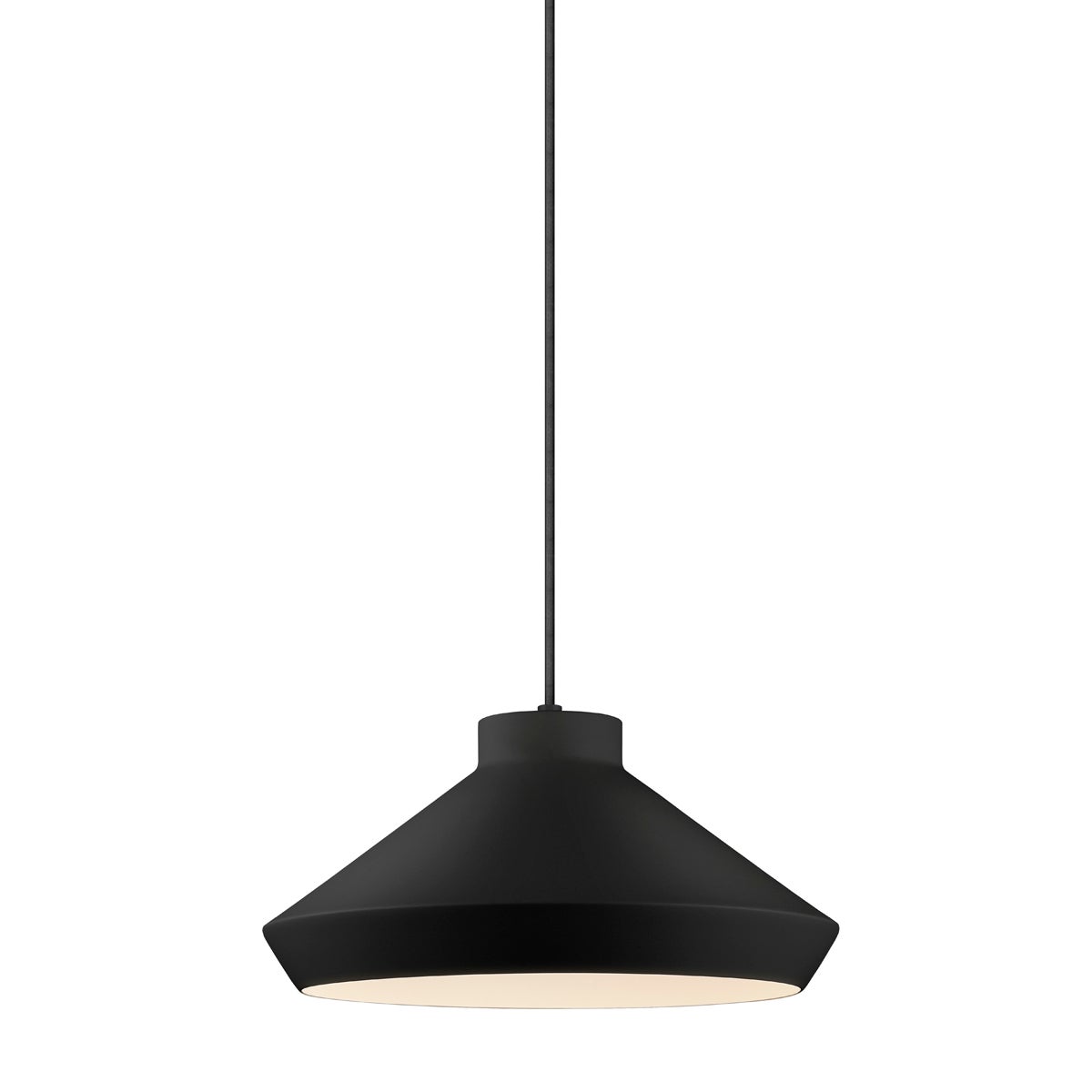 Lampe Sonneman 2752.25-G Koma One Suspension en noir satiné