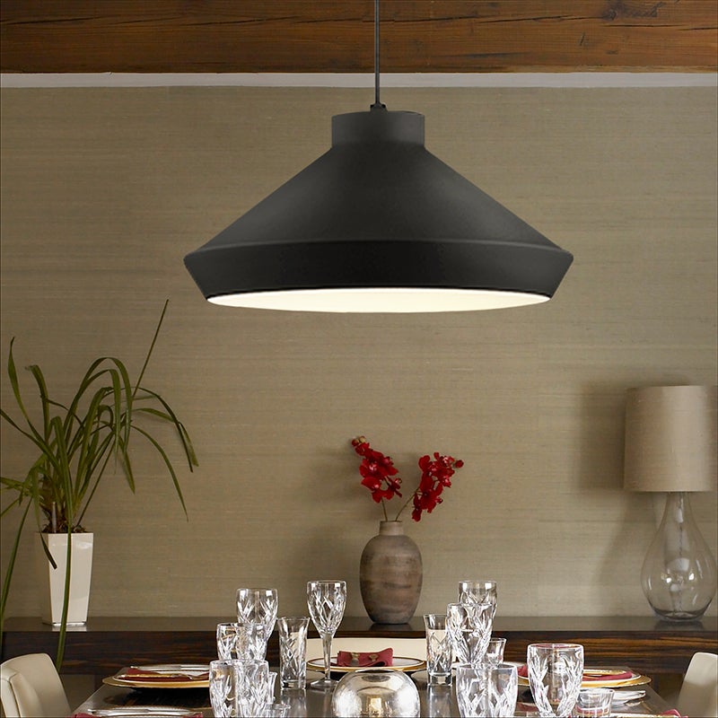 Lampe Sonneman 2752.25-G Koma One Suspension en noir satiné