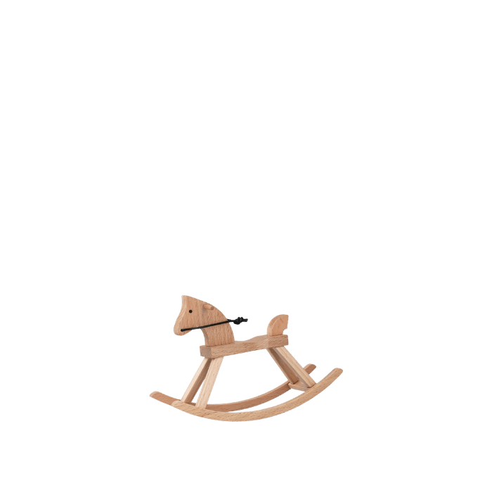 Kay Bojesen 39512 Rocking Horse Wooden Figurine in Beech